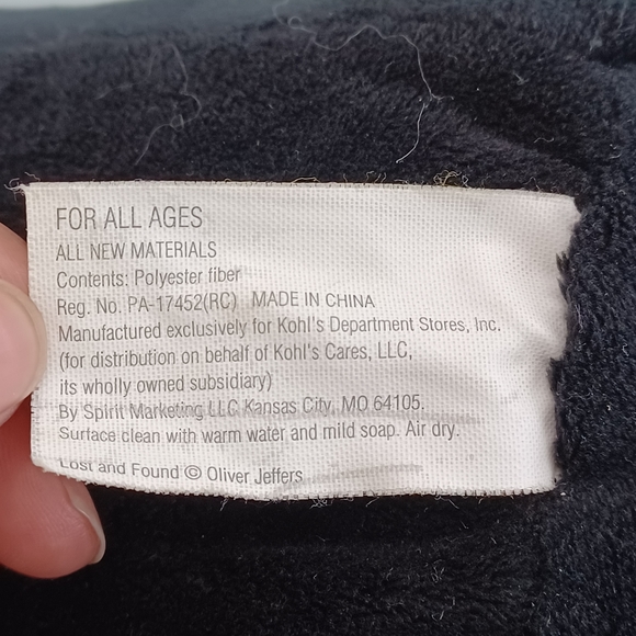 •Kohl's Cares Jeffers Penguin 🐧 Black and White Plush 12in - Picture 8 of 10